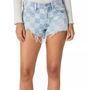 Lucky Brand Blue Jean Shorts Distressed Cut-Off
